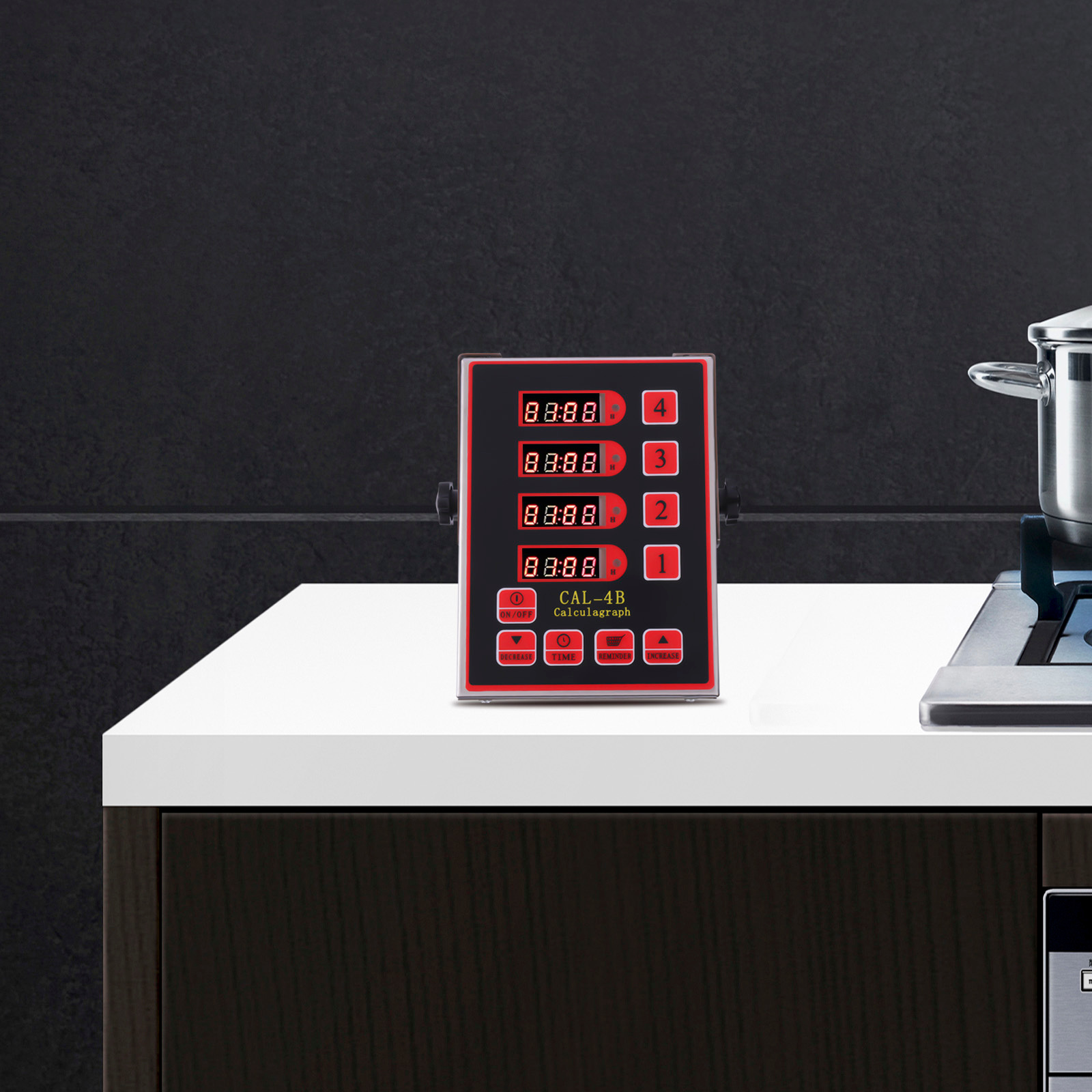 Commercial Kitchen Management - 4 Channel Commercial Digital Kitchen Timer