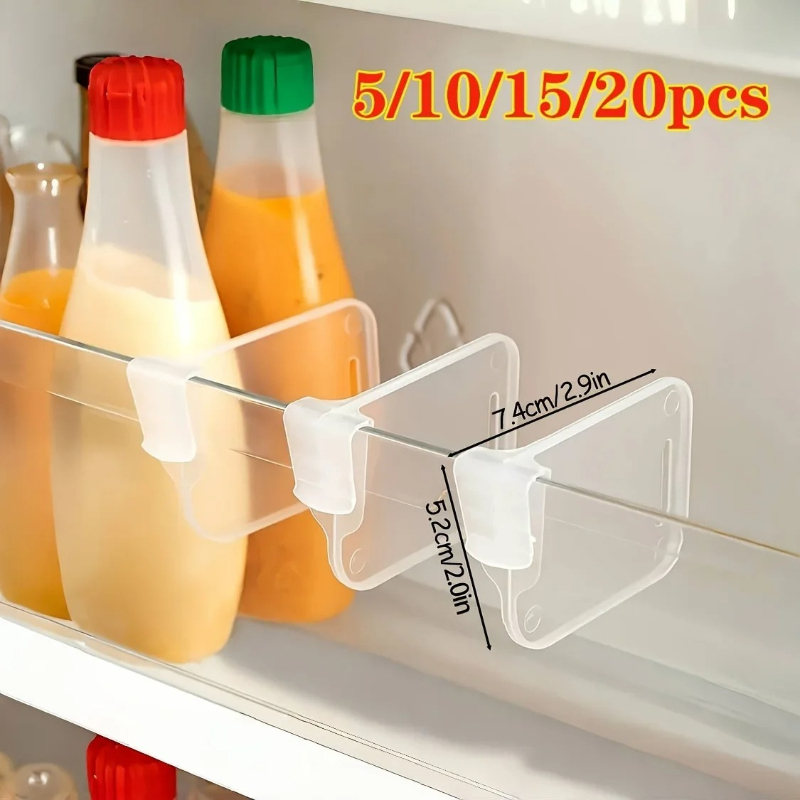 Commercial Kitchen Organization - 5 10 15 20PCS Sturdy Clear