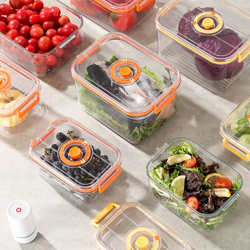 Commercial Kitchen Organization - Vacuum Fresh-keeping Box Refrigerator Sealed Canister