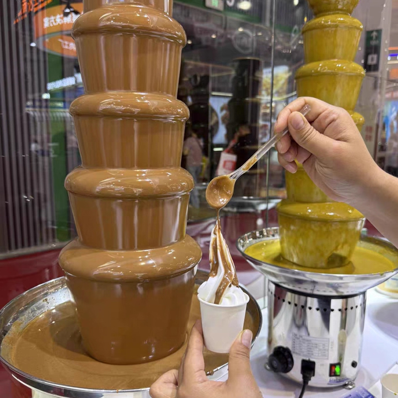 Chocolate Fountain Commercial - Electric Stainless Steel Chocolate Fountain Machine