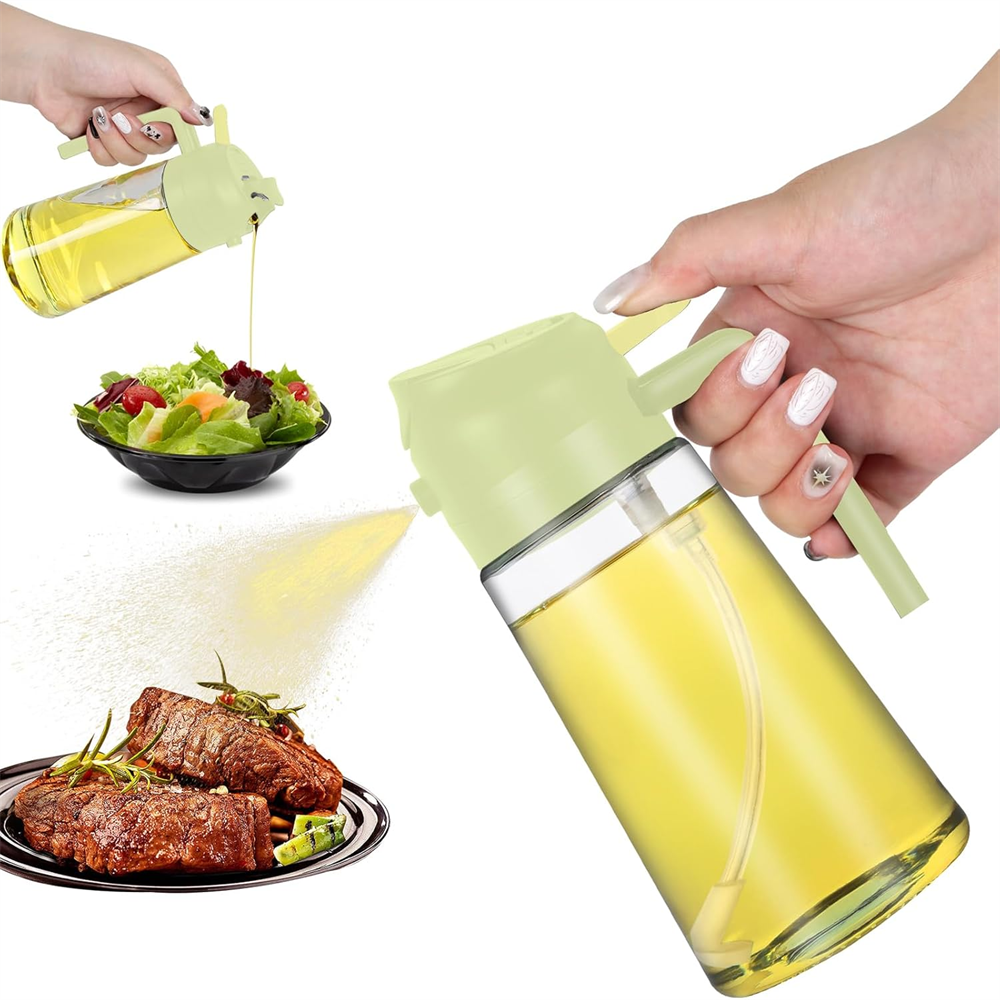 Commercial Kitchen Sprayer - 16oz/470ML Glass Oil Dispenser with Automatic
