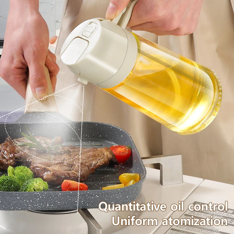 New 470ml Oil Spray Pot 2-in-1 - Commercial Kitchen Sprayer reseña y precio