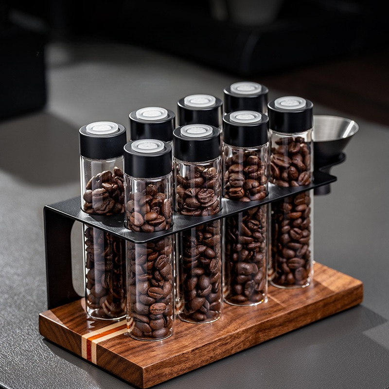 JUSTINLAU Glass Coffee Bean St - Commercial Kitchen Organization reseña y precio