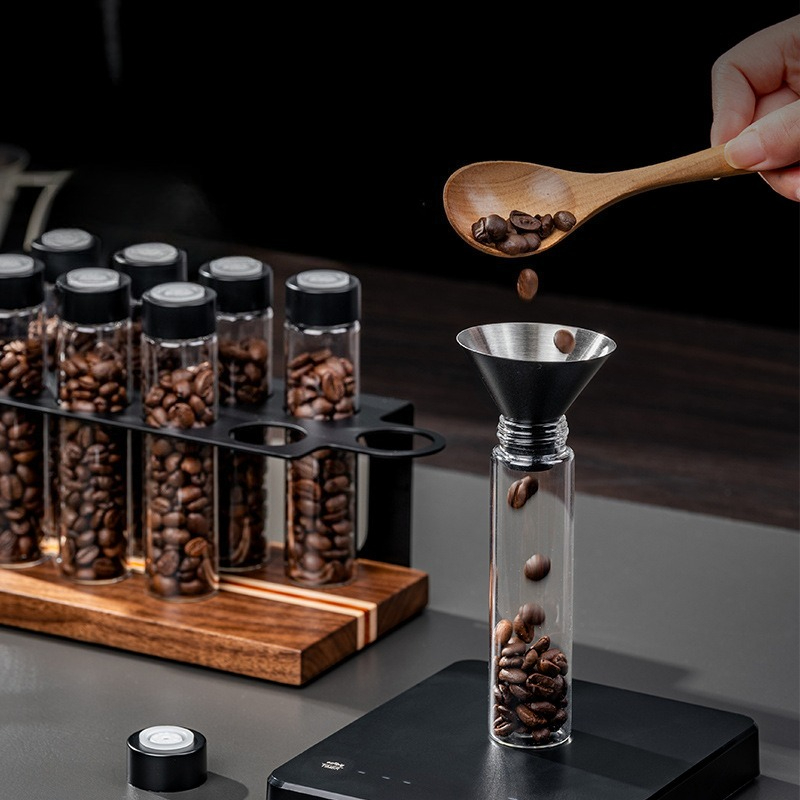 JUSTINLAU Glass Coffee Bean St - Commercial Kitchen Organization reseña y precio