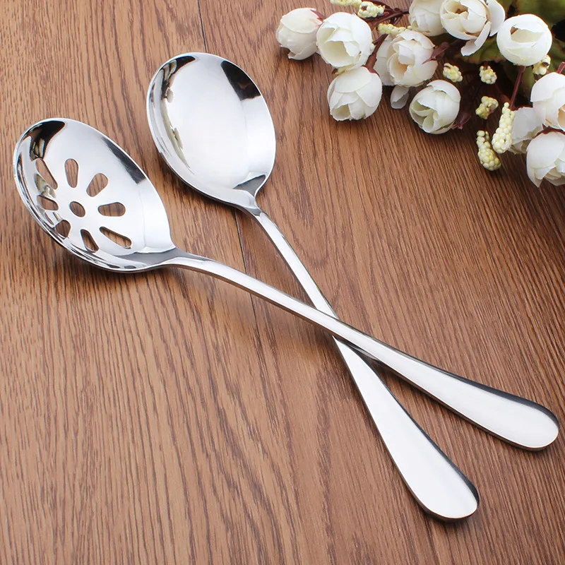 Stainless Steel Slotted Servin - Commercial Kitchen Utensils reseña y precio