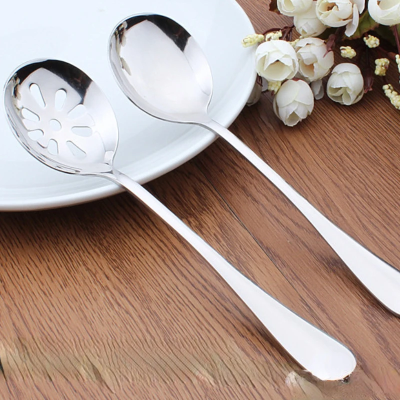 Stainless Steel Slotted Servin - Commercial Kitchen Utensils reseña y precio
