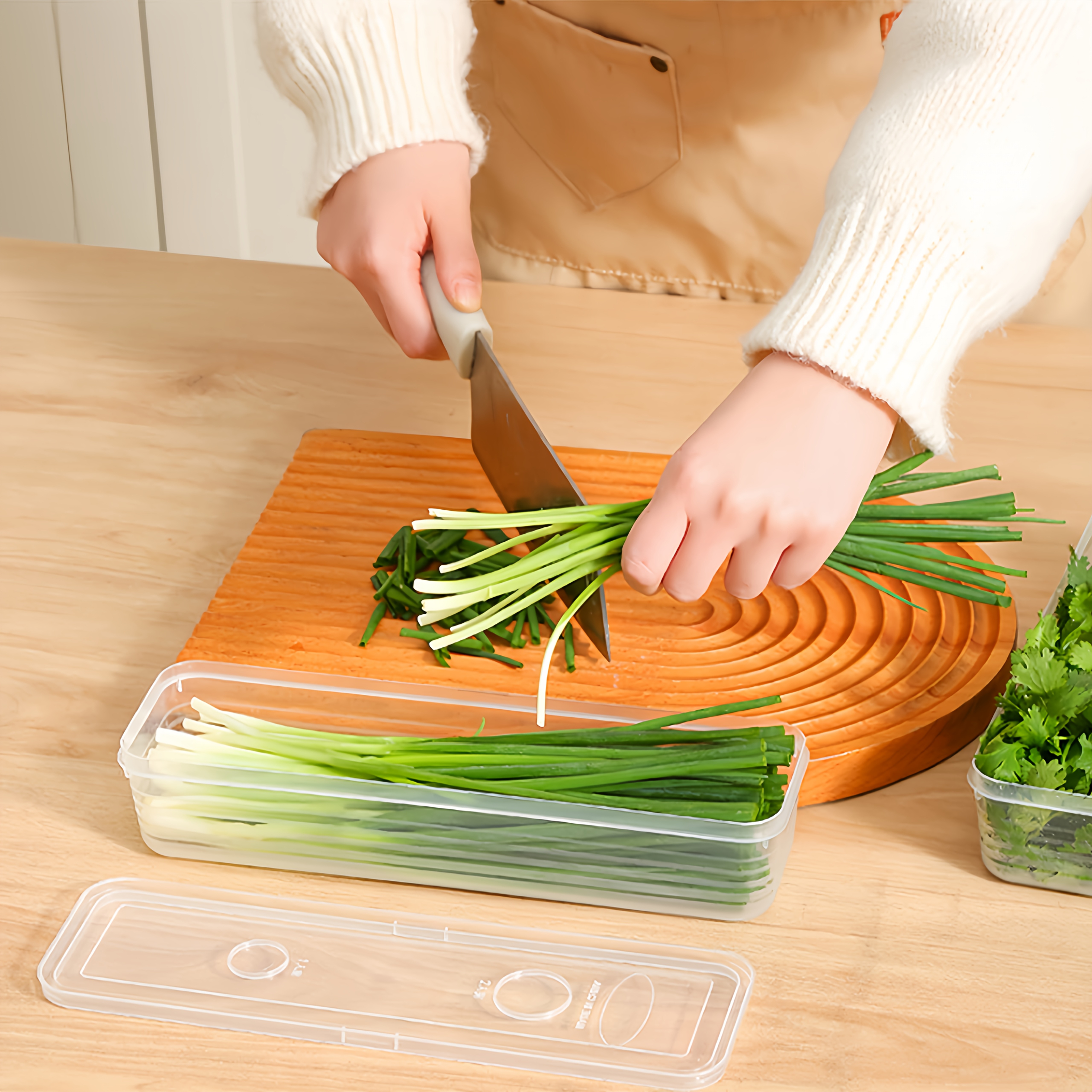 2/4/6pcs Food Vegetable Storag - Commercial Kitchen Organization reseña y precio