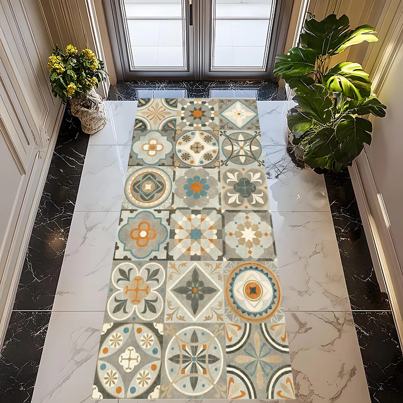Bohemian Patchwork Flower Tile - Commercial Kitchen Tile Flooring reseña y precio