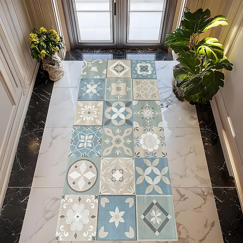 Bohemian Patchwork Flower Tile - Commercial Kitchen Tile Flooring reseña y precio