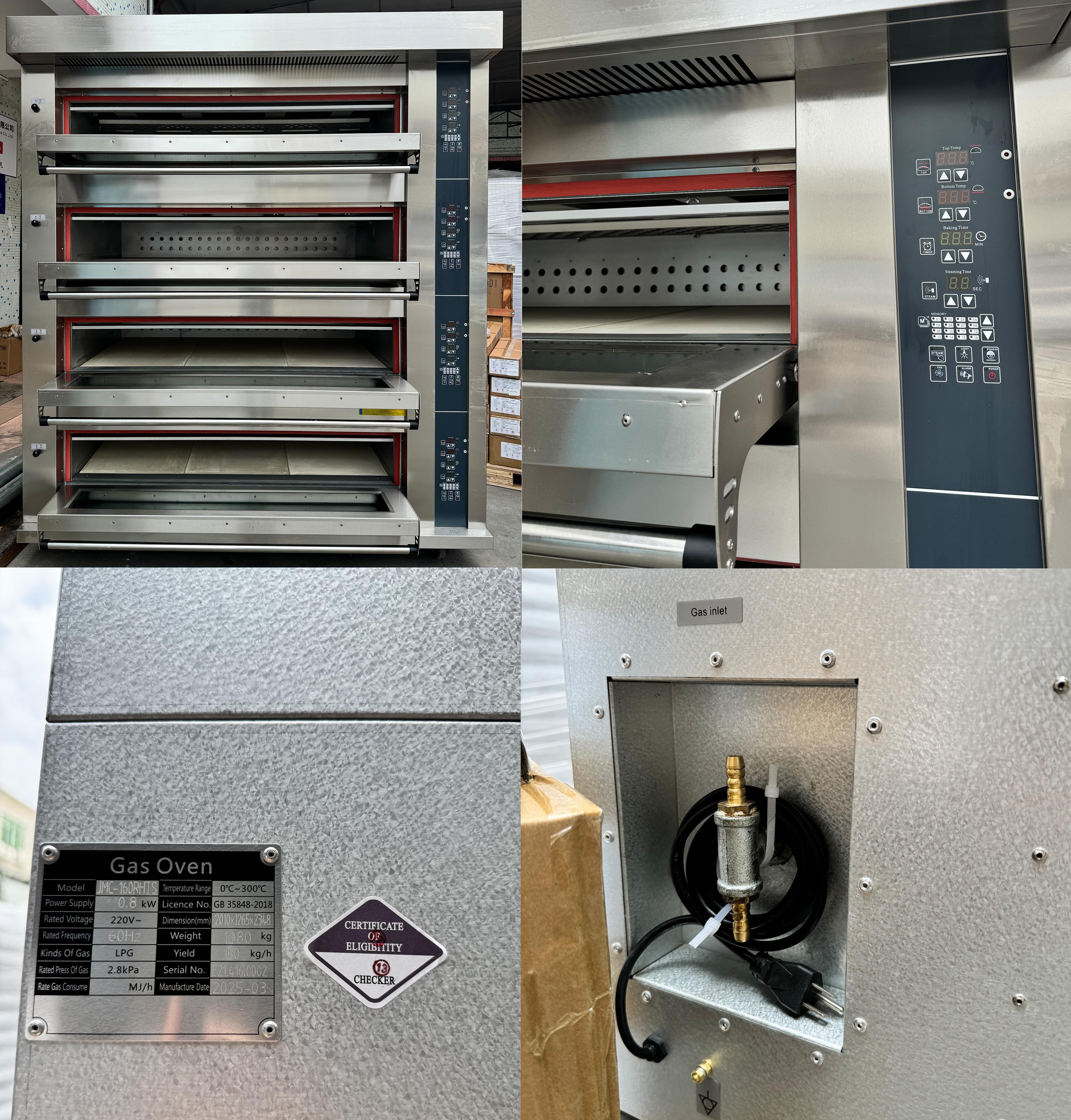 Customized Commercial Pizza Br - Pizza Conveyor Oven reseña y precio