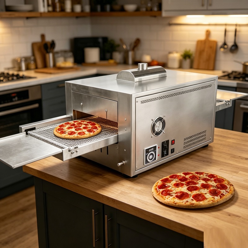 Commercial Gas Pizza Oven with - Pizza Conveyor Oven reseña y precio