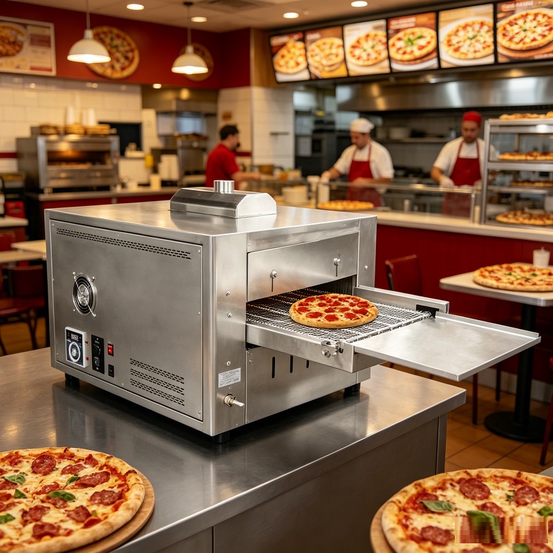 Commercial Gas Pizza Oven with - Pizza Conveyor Oven reseña y precio