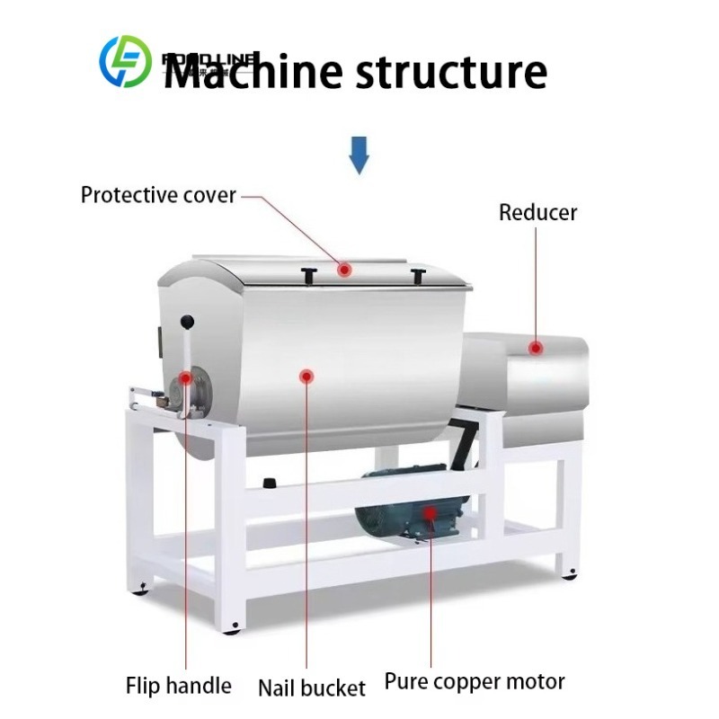 Customized Large Capacity Indu - Dough Mixer Machine reseña y precio