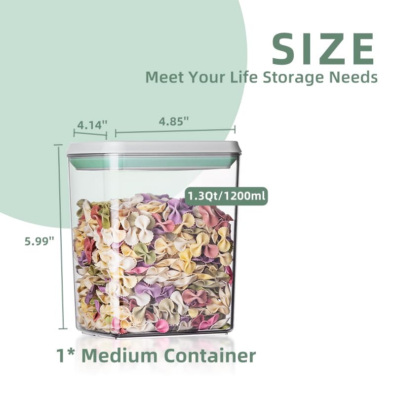 Ankou 3Pcs 1.2L Pop Airtight F - Commercial Kitchen Organization reseña y precio