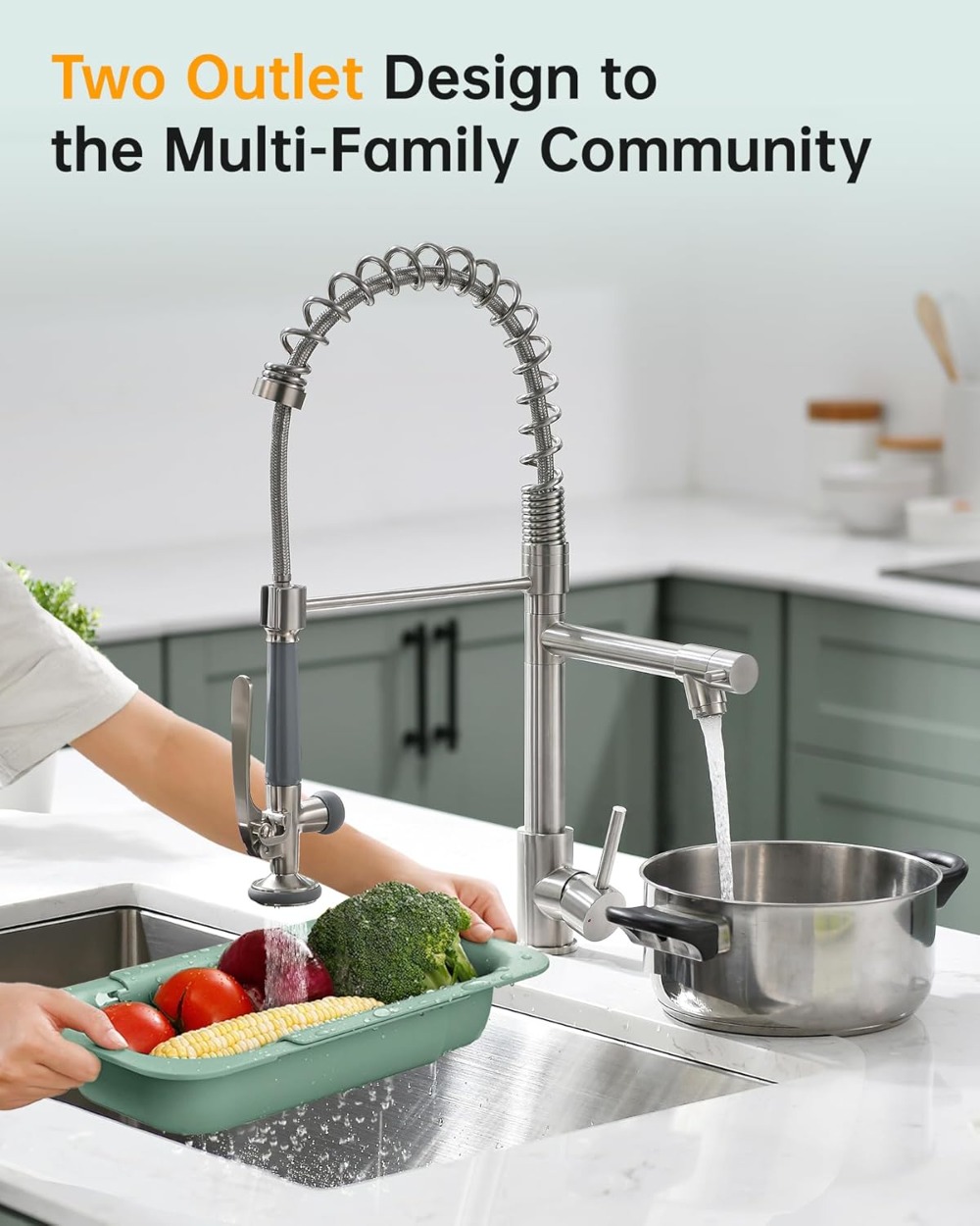 Commercial Pull Down Kitchen S - Commercial Kitchen Sprayer reseña y precio