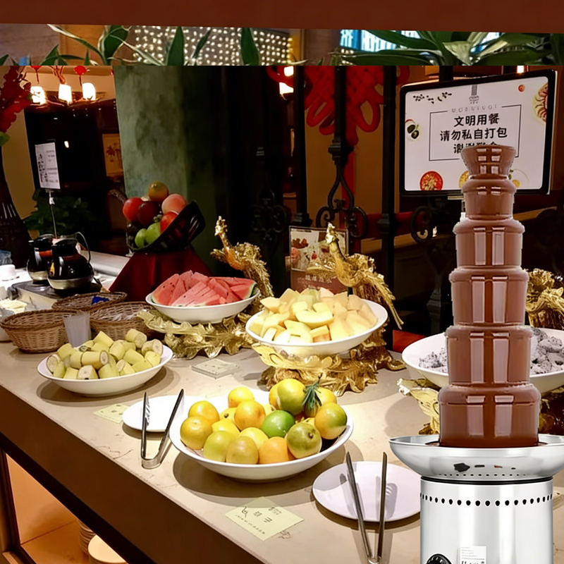 Large 4/5/6/7 Commercial Elect - Chocolate Fountain Commercial reseña y precio