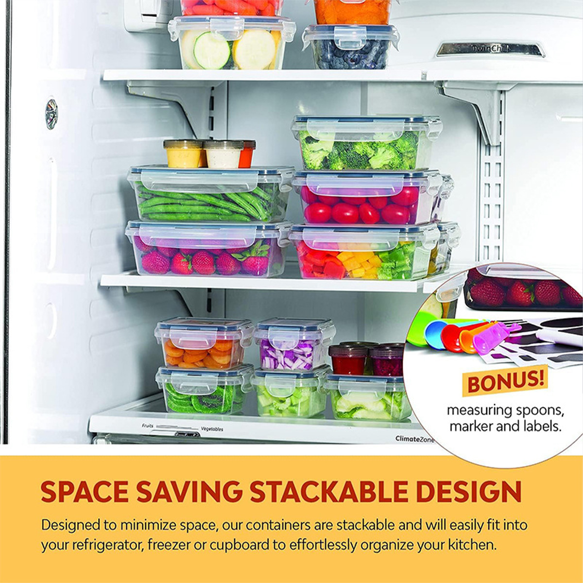 24Pcs/set Food Storage Box Set - Commercial Kitchen Organization reseña y precio