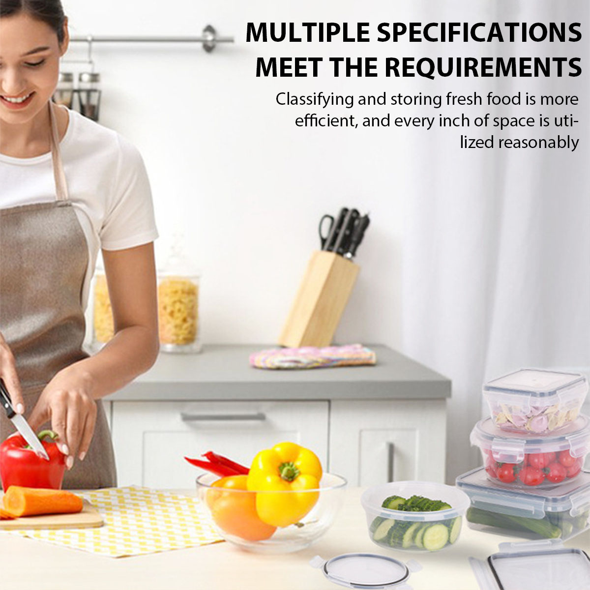 24Pcs/set Food Storage Box Set - Commercial Kitchen Organization reseña y precio