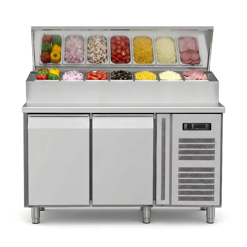 OEM Counter Fridge Sandwich Pr - Commercial Kitchen Tables reseña y precio