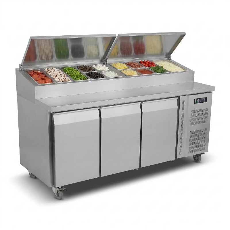 OEM Counter Fridge Sandwich Pr - Commercial Kitchen Tables reseña y precio