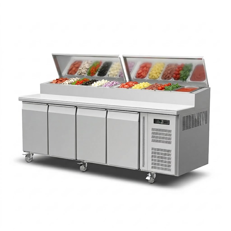 OEM Counter Fridge Sandwich Pr - Commercial Kitchen Tables reseña y precio