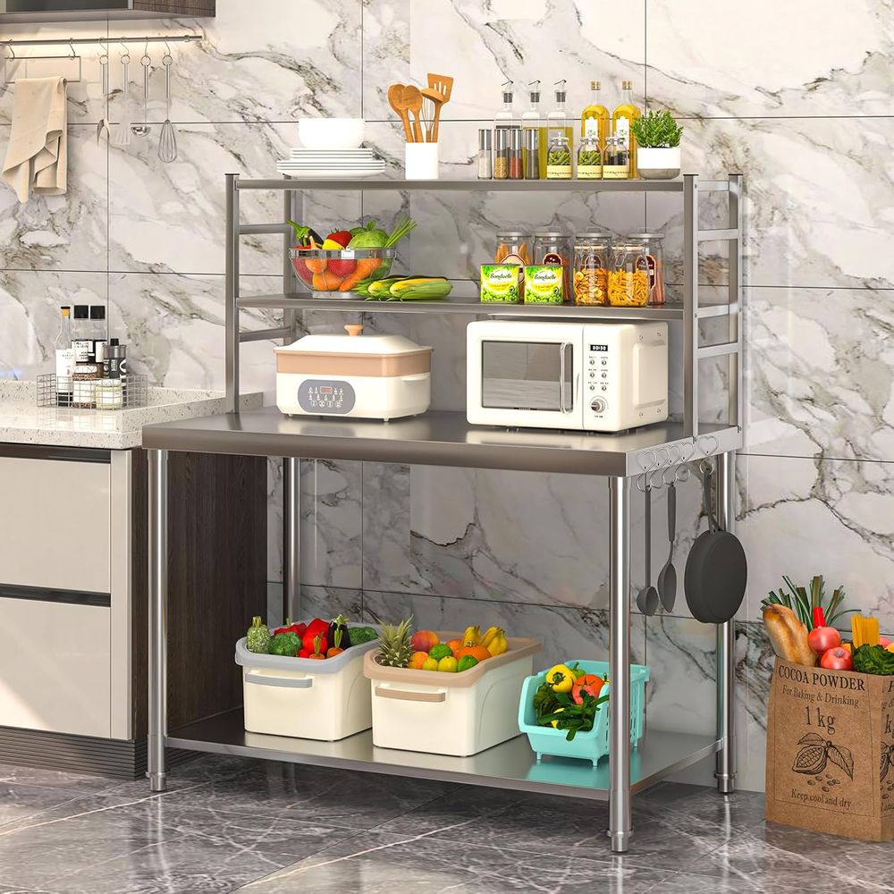48x24 Stainless Steel Prep Tab - Commercial Kitchen Tables reseña y precio