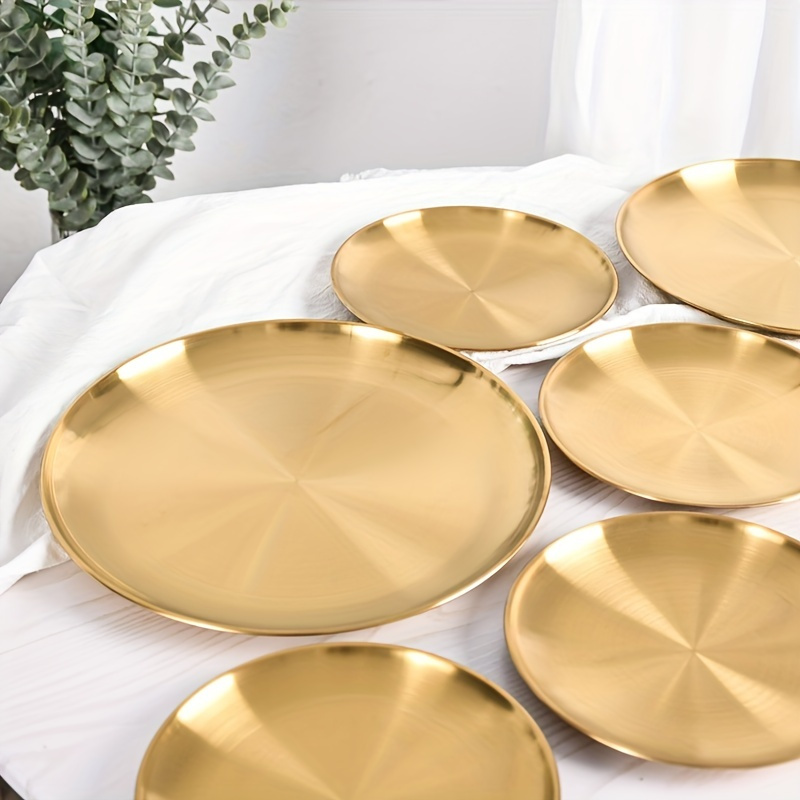 2pcs, Golden Pizza Plates, Sta - Pizza Conveyor Oven reseña y precio