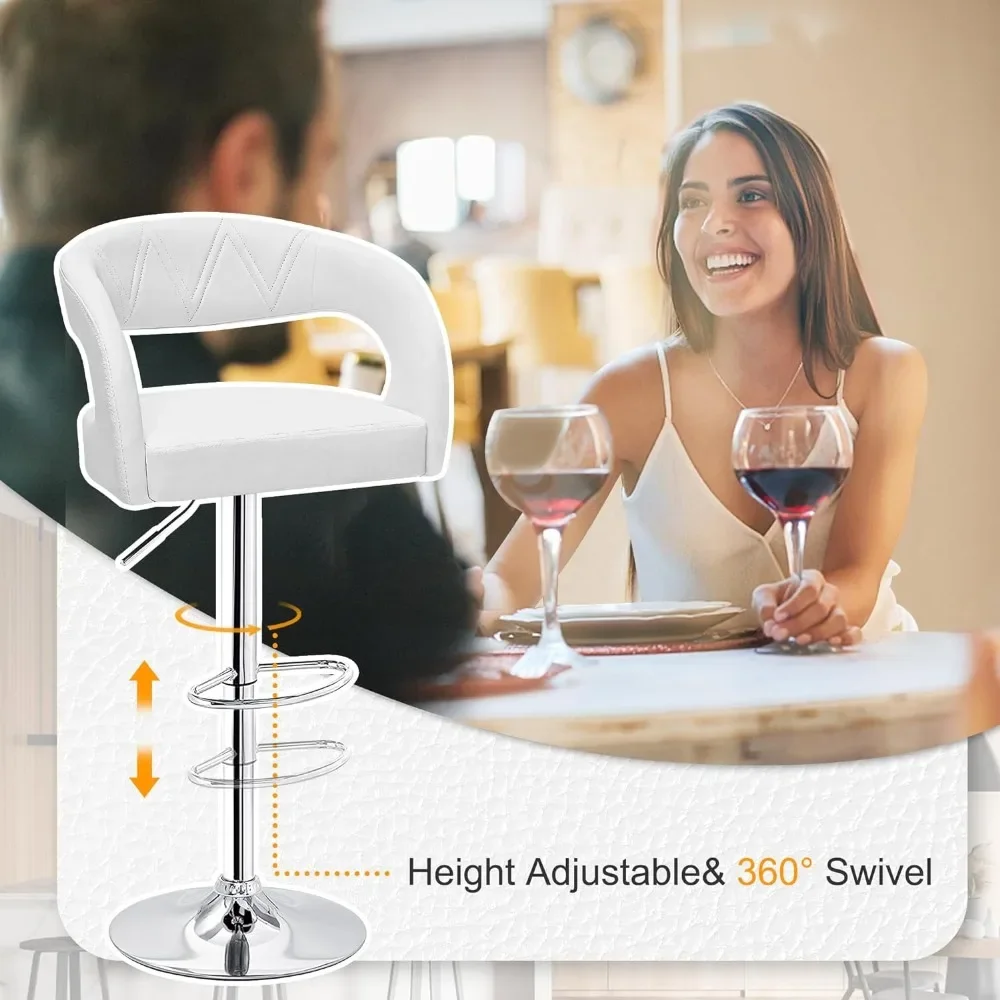 For Bar  Set of 4 Swivel Moder - Commercial Kitchen Quotes reseña y precio