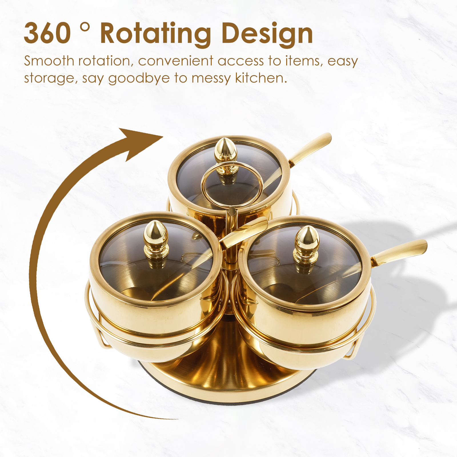 Stainless Steel Sugar Bowl Set - Commercial Kitchen Utensils reseña y precio