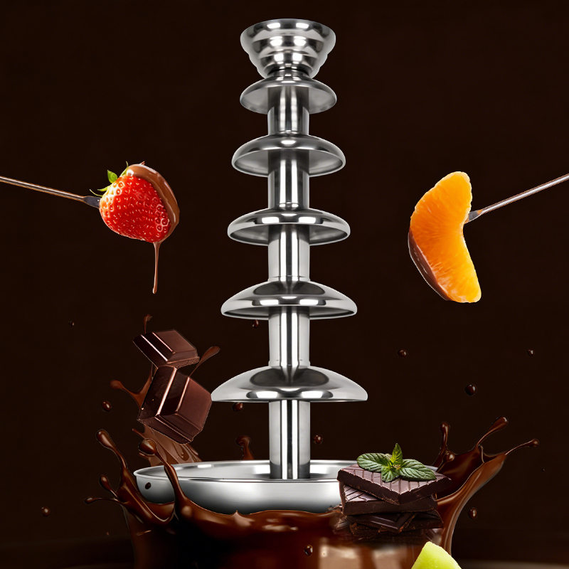 Professional Commercial Stainl - Chocolate Fountain Commercial reseña y precio