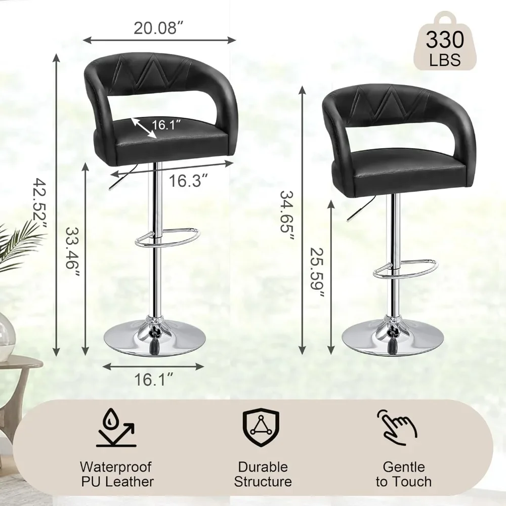 For Bar Stools Set of 4 Adjust - Commercial Kitchen Quotes reseña y precio