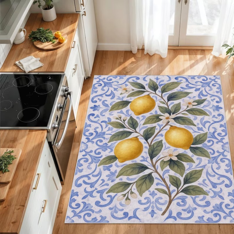 Bright Summer Mediterranean Le - Commercial Kitchen Tile Flooring reseña y precio