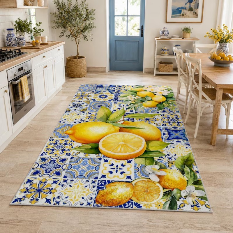 Bright Summer Mediterranean Le - Commercial Kitchen Tile Flooring reseña y precio