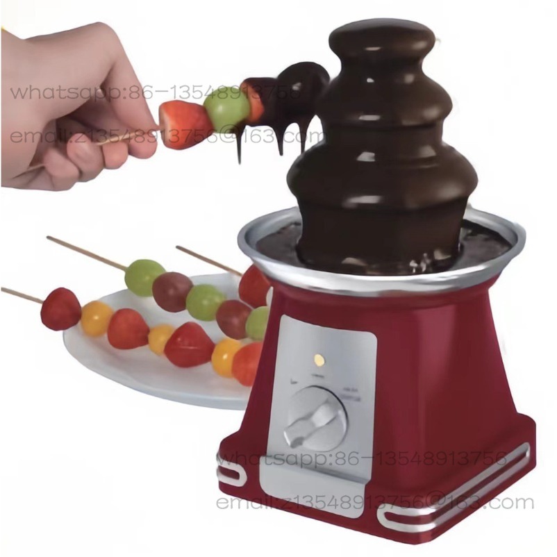 Household mini US standard thr - Chocolate Fountain Commercial reseña y precio