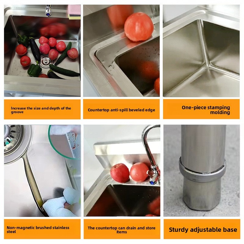 Premium Stainless Steel Kitche - Commercial Quality Kitchen Faucet reseña y precio