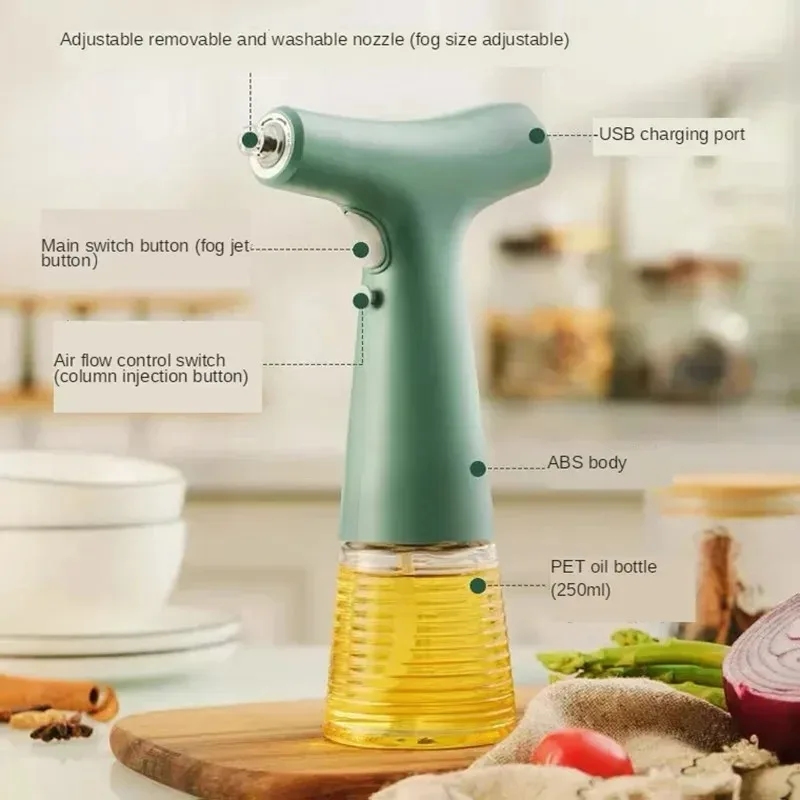 Electric Olive Oil Spray Bottl - Commercial Kitchen Sprayer reseña y precio