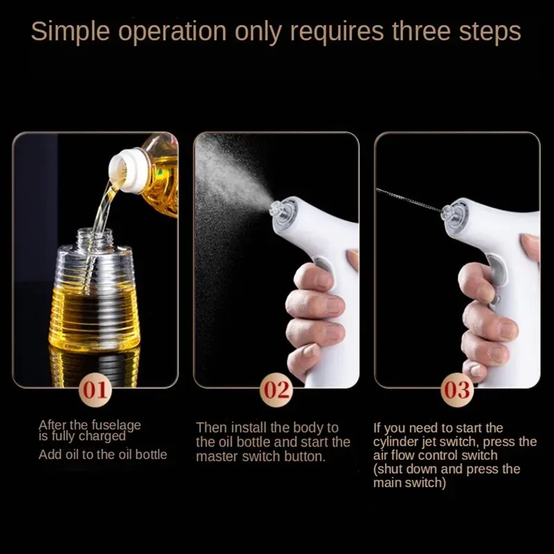 Electric Olive Oil Spray Bottl - Commercial Kitchen Sprayer reseña y precio
