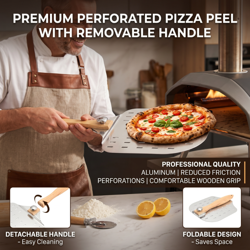 Baking Tool Perforated Pizza w - Pizza Conveyor Oven reseña y precio