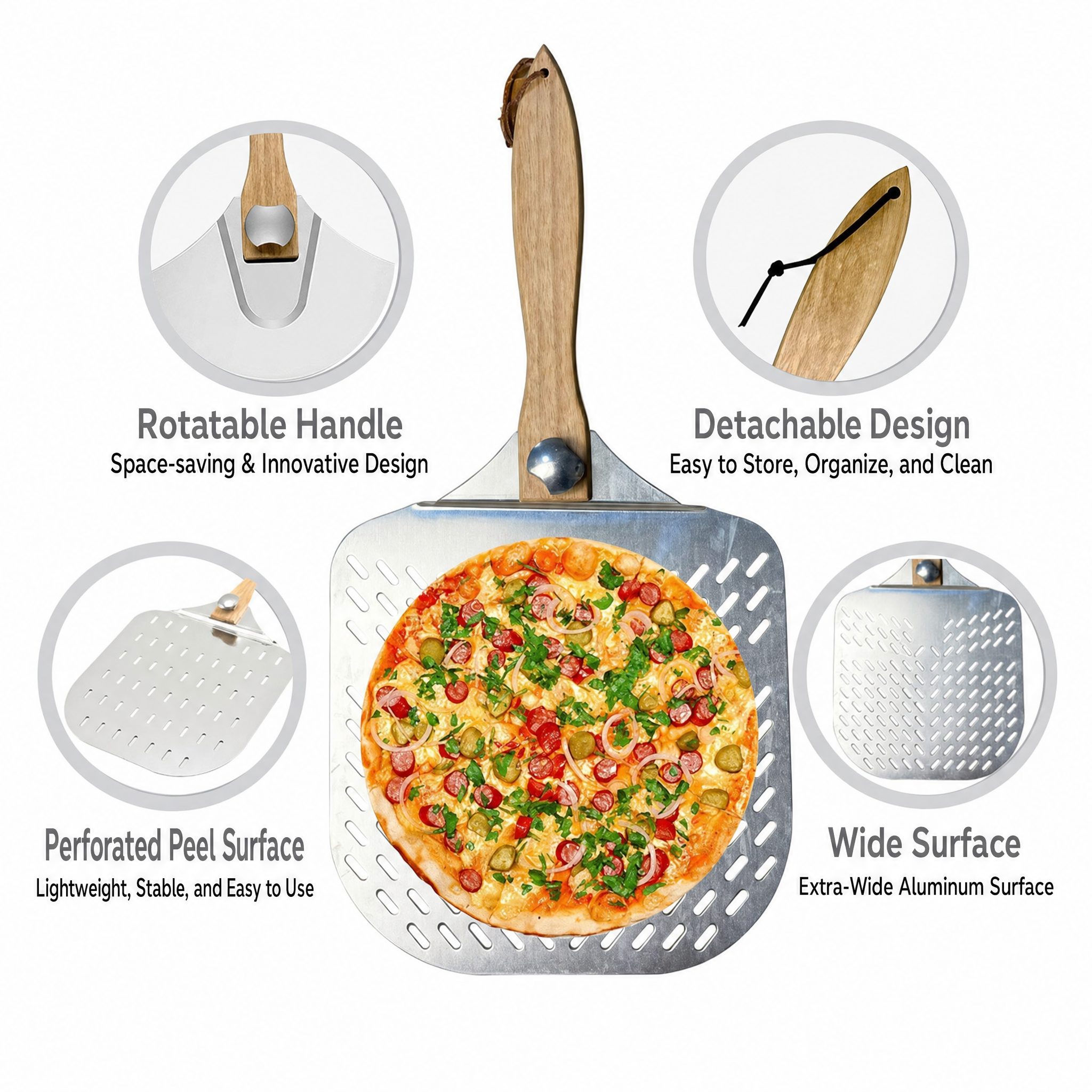 Baking Tool Perforated Pizza w - Pizza Conveyor Oven reseña y precio