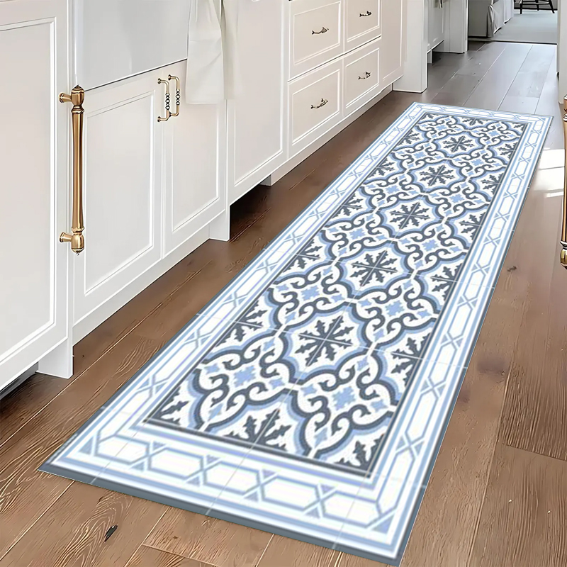 Vintage Floral Tile Pattern Ca - Commercial Kitchen Tile Flooring reseña y precio