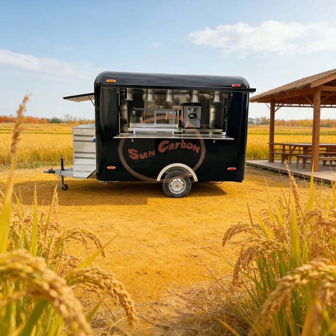 Commercial Fiberglass Food Car - Commercial Kitchen Interior reseña y precio