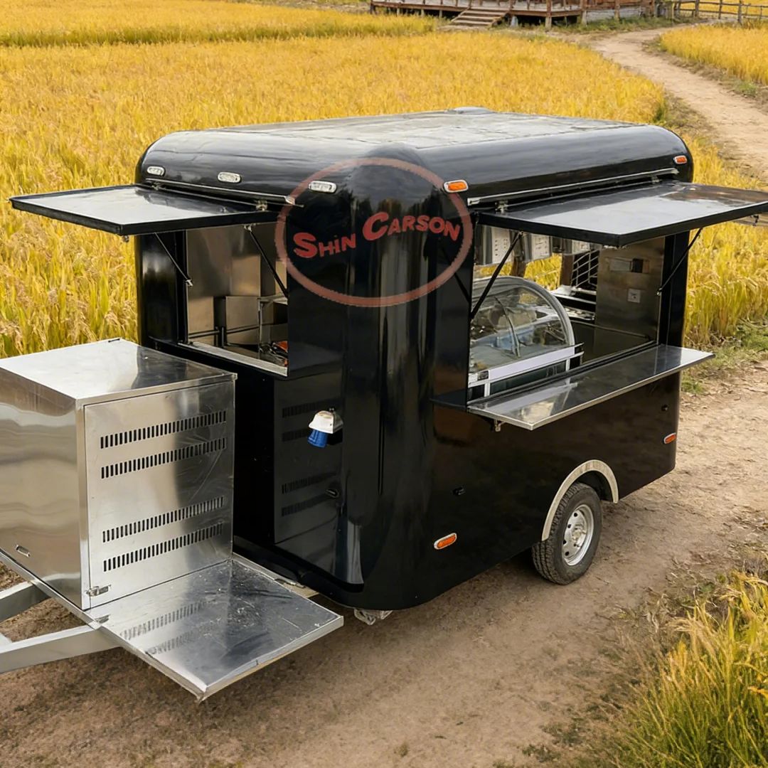 Commercial Fiberglass Food Car - Commercial Kitchen Interior reseña y precio