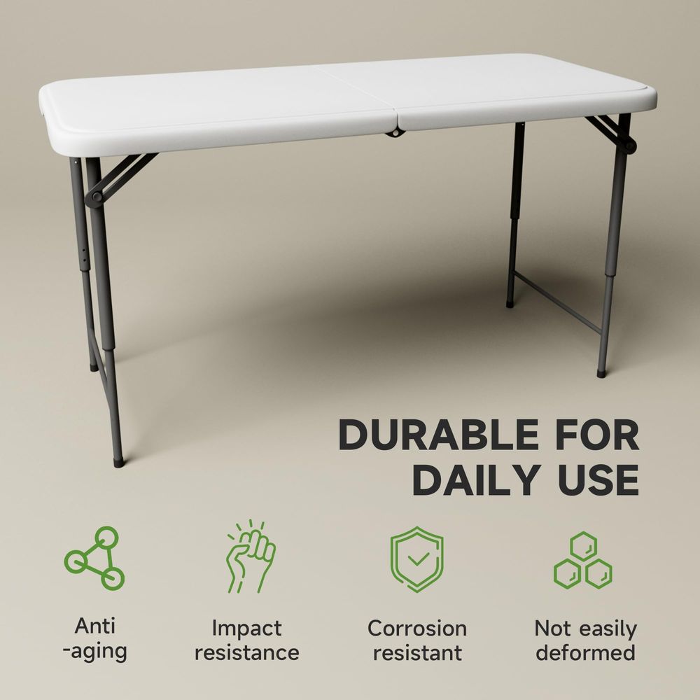 White 48 Round BiFolding Comme - Commercial Kitchen Tables reseña y precio