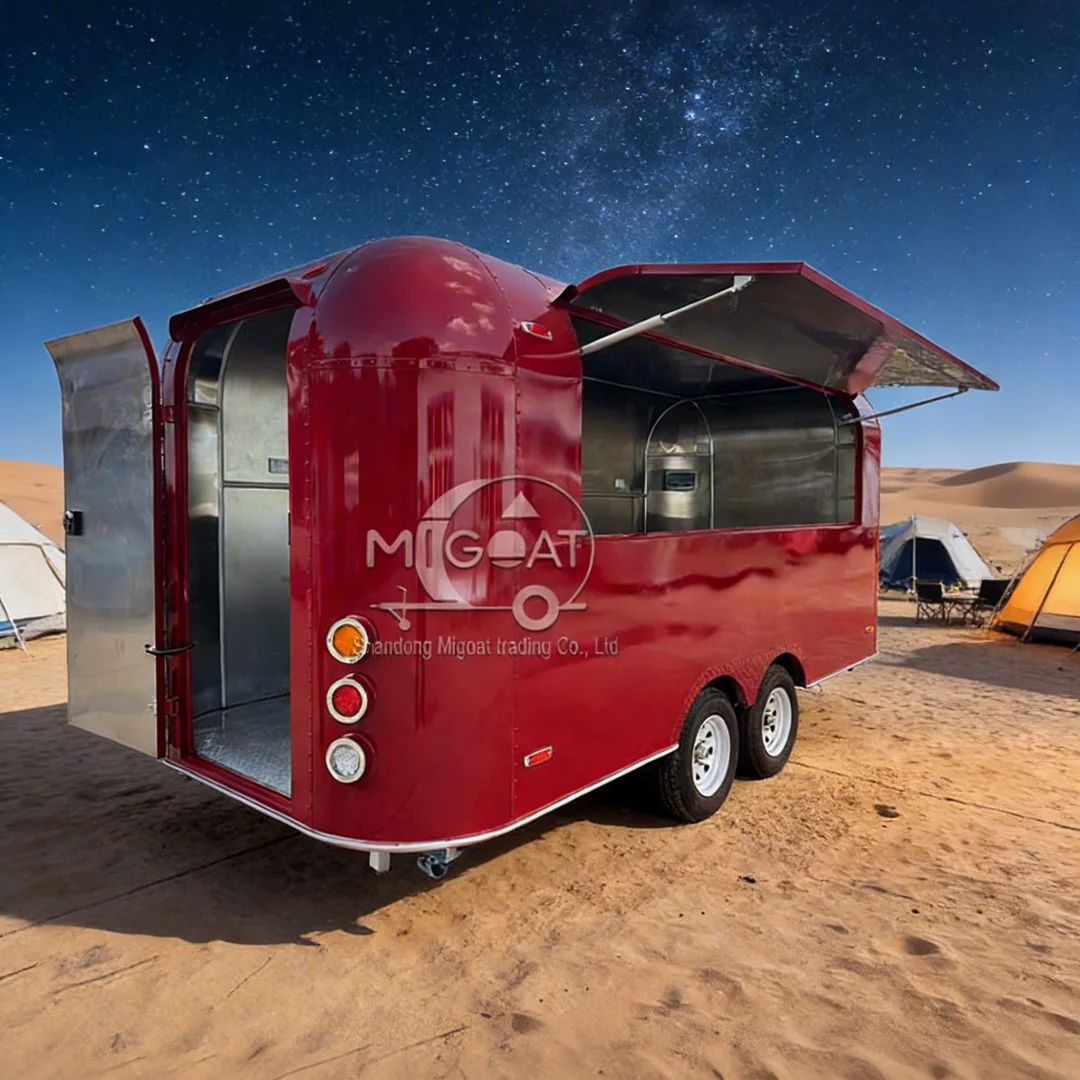 Red Commercial Food Concession - Commercial Kitchen Interior reseña y precio
