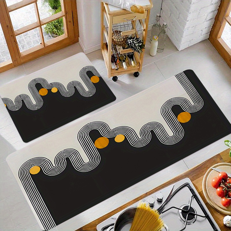 Modern Kitchen Floor Mat Rugs  - Commercial Kitchen Mats Anti Fatigue reseña y precio