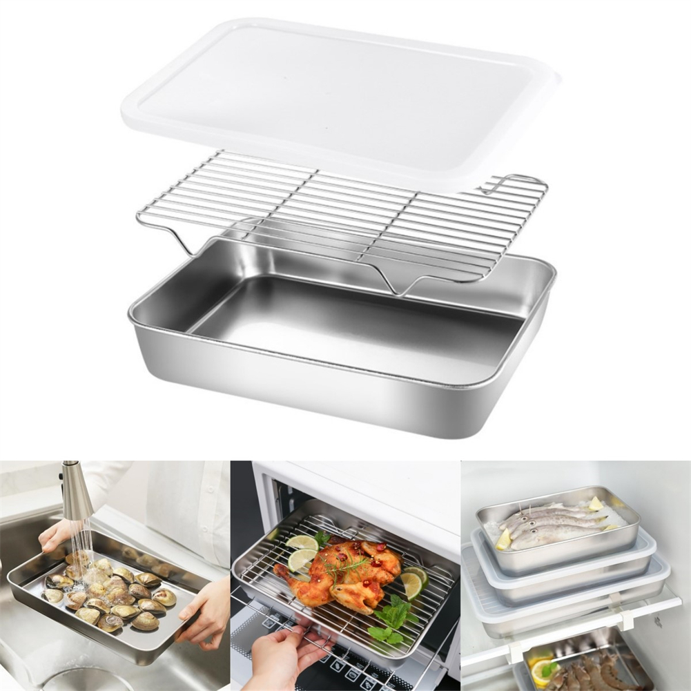 Stainless Steel Baking Pan Tra - Pizza Conveyor Oven reseña y precio