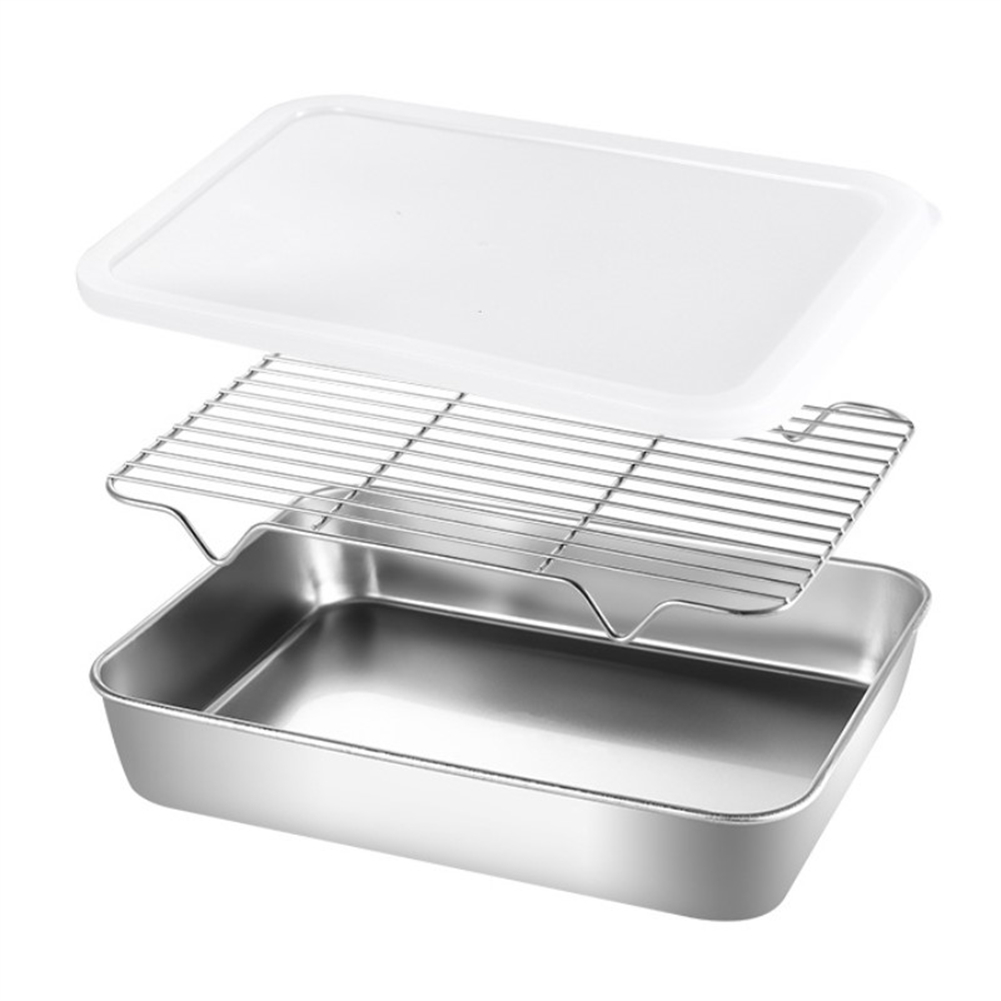Stainless Steel Baking Pan Tra - Pizza Conveyor Oven reseña y precio