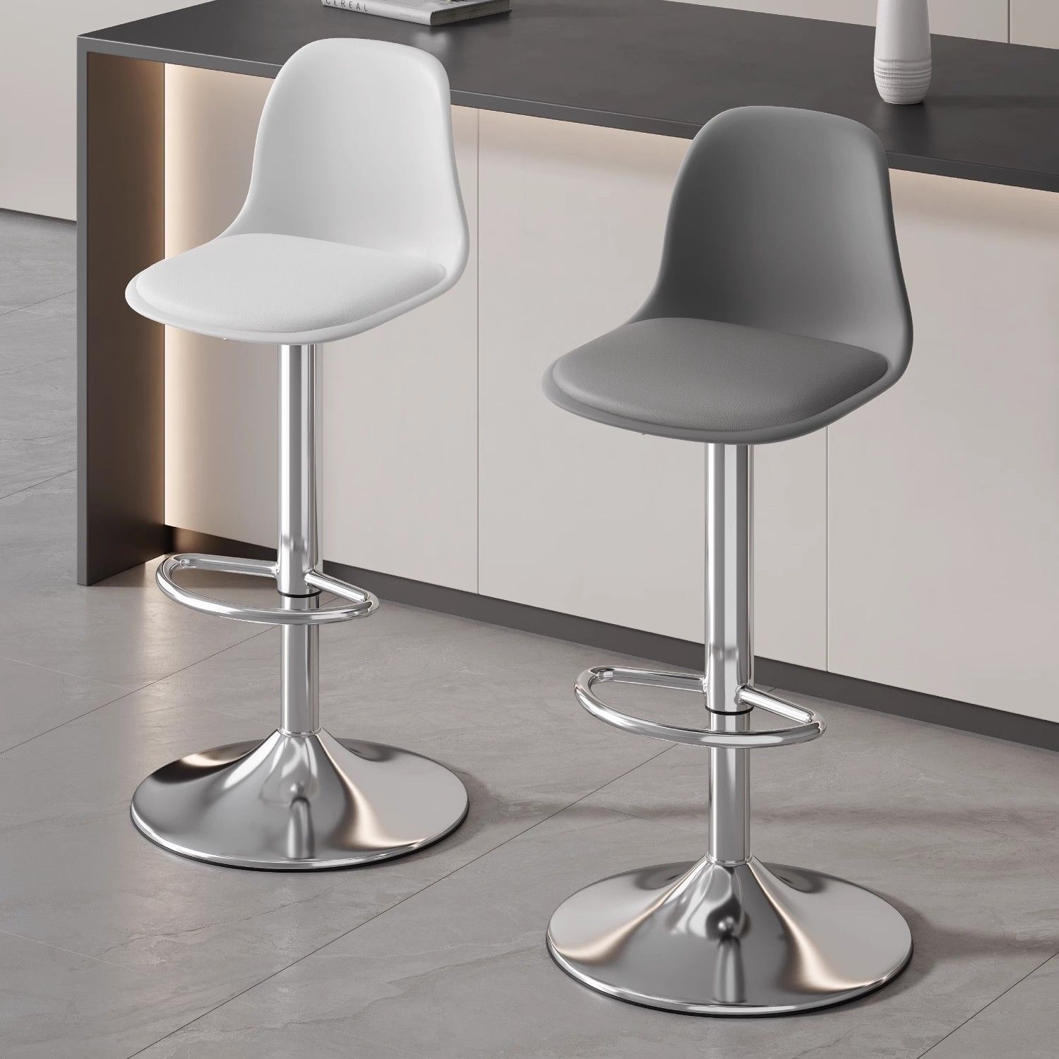 Elegant Modern Bar Chair Backr - Commercial Kitchen Interior reseña y precio