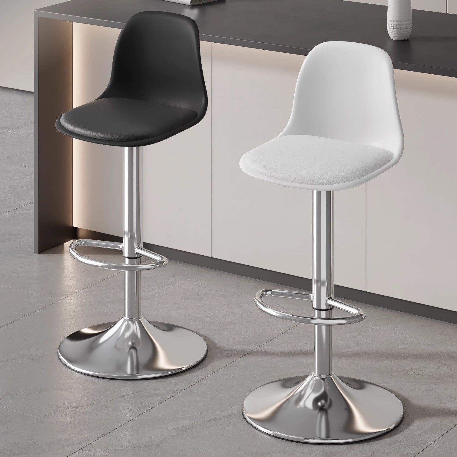 Elegant Modern Bar Chair Backr - Commercial Kitchen Interior reseña y precio