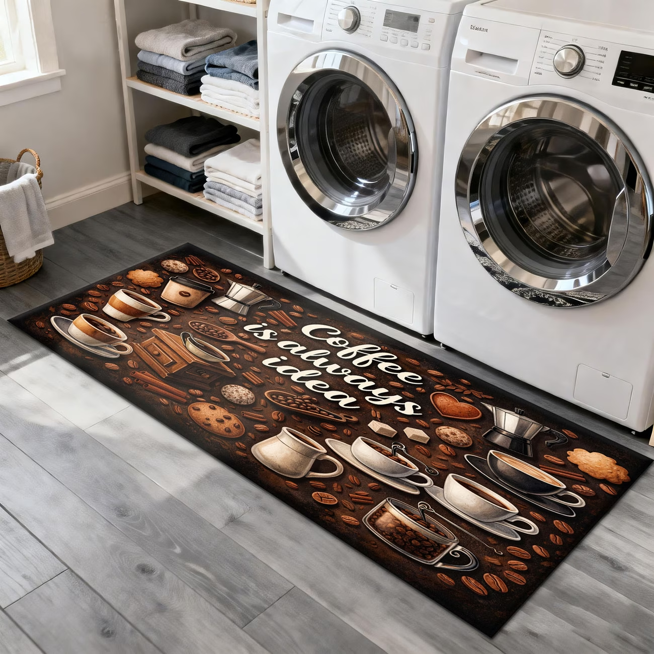 Coffee Themed Kitchen Runner R - Commercial Kitchen Quotes reseña y precio